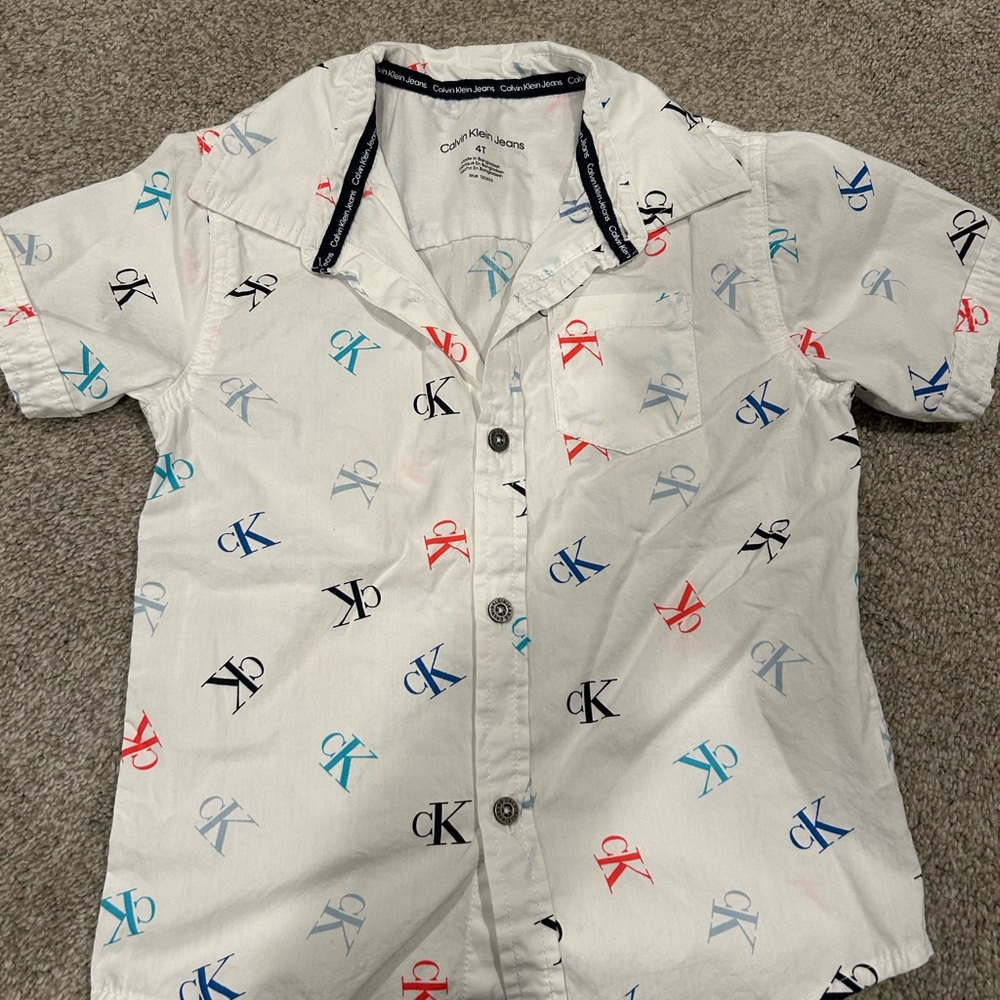 Calvin Klein short sleeved dress shirt